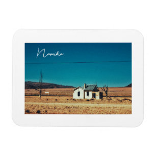 Abandoned Old Train Station in Namibia Magnet