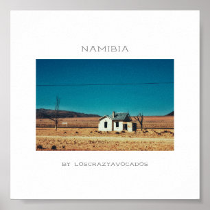 Abandoned Old Train Station in Namibia Poster