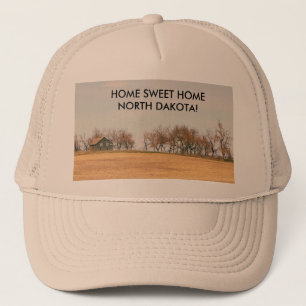 Abandoned Prairie Homestead In North Dakota #3B Trucker Hat
