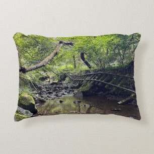 Abandoned Railroad Accent Pillow