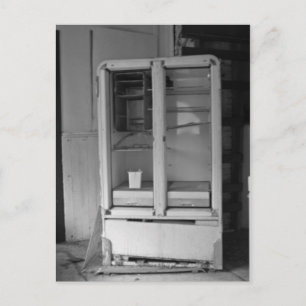 Abandoned Refrigerator Postcard