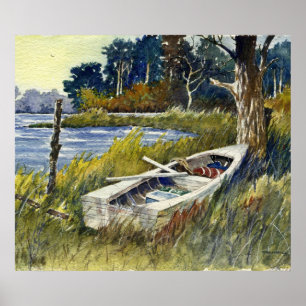 Abandoned Rowboat- poster