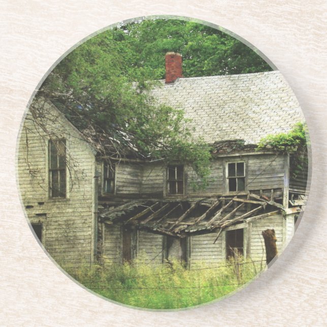 Abandoned Rural Missouri House Coaster (Front)