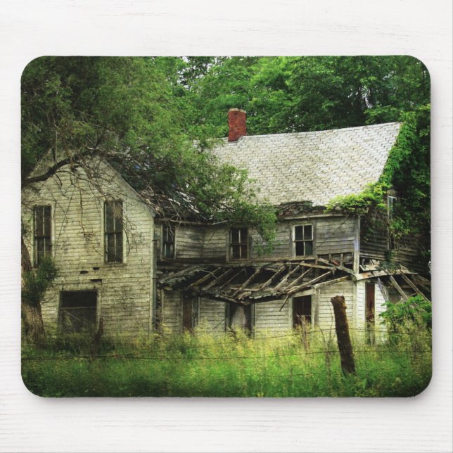Abandoned Rural Missouri House Mouse Pad (Front)