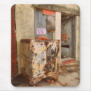 Abandoned Safe Mouse Pad