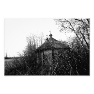 Abandoned Saskatchewan Church Photo Print