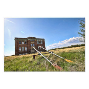 Abandoned Saskatchewan Church Photo Print