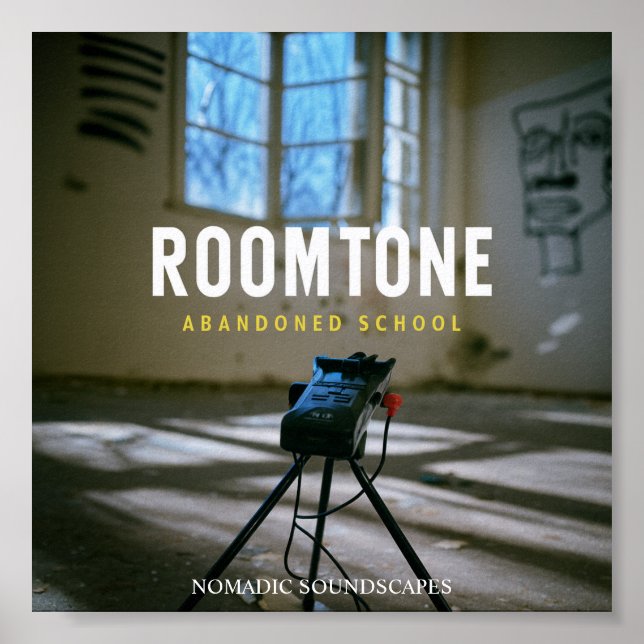 Abandoned School Room Tone Album Cover Poster (Front)