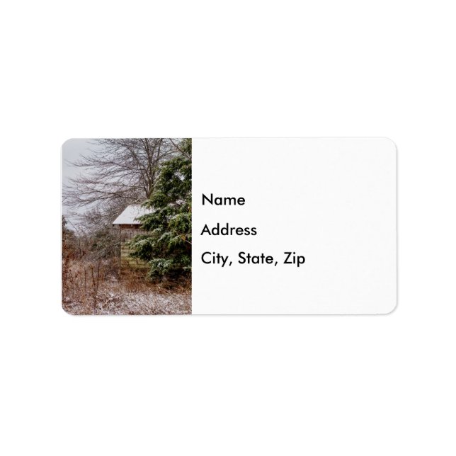 Abandoned Shed Address Label (Front)
