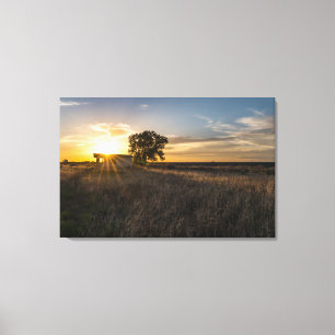 Abandoned Shed Colorado Sunset Canvas Print