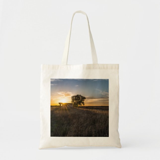 Abandoned Shed Colorado Sunset Tote Bag (Front)