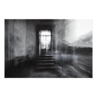 Abandoned Staircase Ghostly Doorway Blur