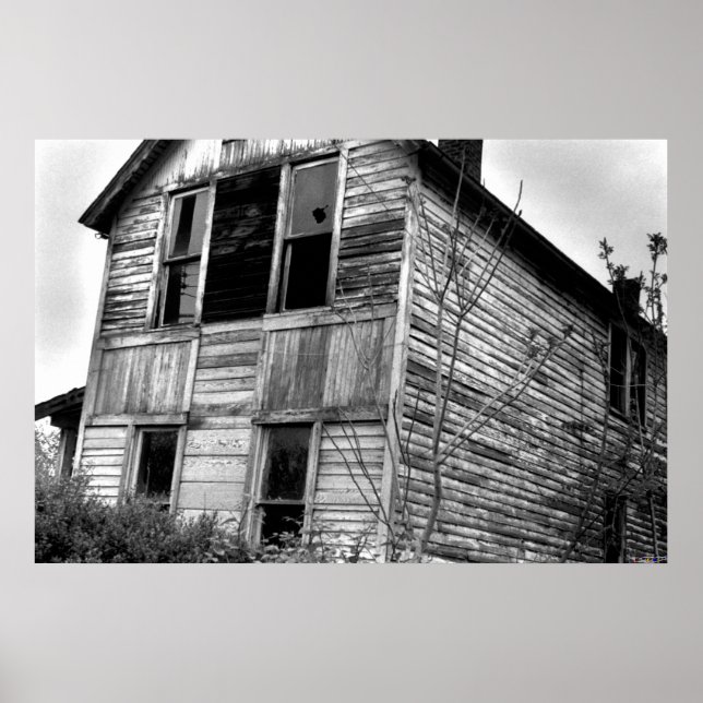 Abandoned Two Story House Poster (Front)