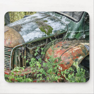 Abandoned Vintage Truck Mouse Pad
