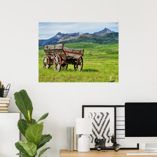 Abandoned Wagon Framed Print