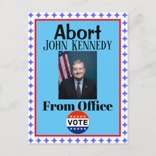 Abandonner la carte postale John Kennedy