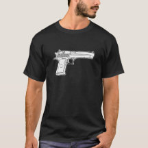 abandonnez la haute de T-shirt d'arme à feu d'arme