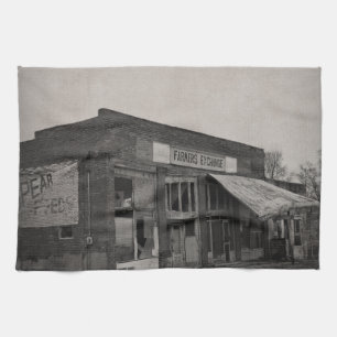 Abanoned Feed Store Kitchen Towel