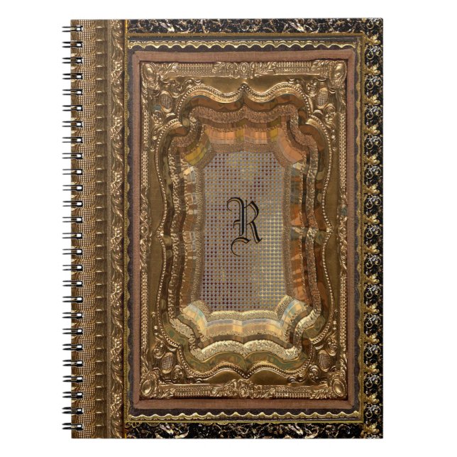 Abarue  Victorian Monogram Notebook (Front)