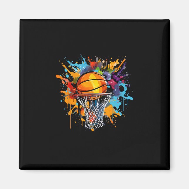 Äbäsketllco. Colorful Sketll Graphic  Magnet (Front)