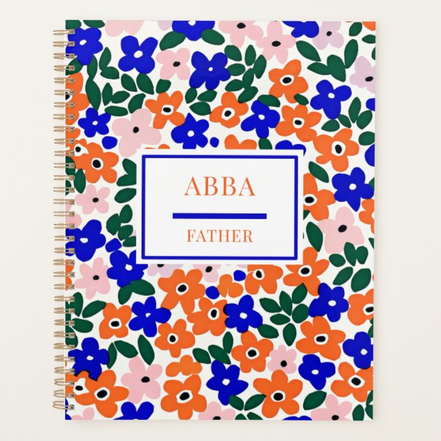 ABBA - Le nom de Dieu Prayer Planner Journal (Devant)