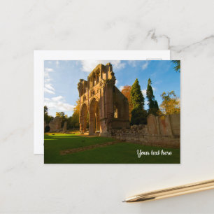 Abbaye de Dryburgh, carte postale d'Écosse