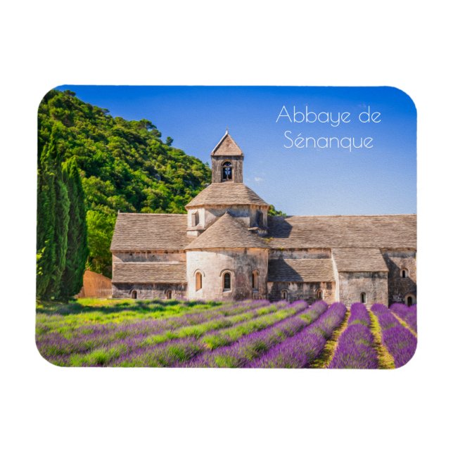 Abbaye de Sénanque in Provence Magnet (Horizontal)