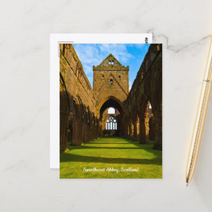 Abbaye de Sweetheart, carte postale d'Écosse