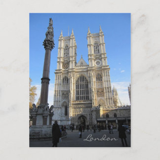 Abbaye de Westminster, carte postale de Londres