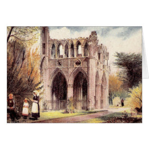 Abbaye vintage de Dryburgh de carte postale,