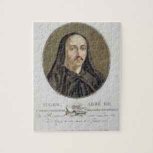 Abbe de Suger (1082-1151) from 'Portraits des gran Jigsaw Puzzle