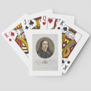 Abbe de Suger (1082-1151) from 'Portraits des gran Playing Cards