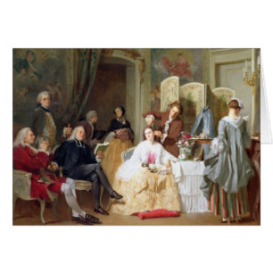 Abbe Prevost reading 'Manon Lescaut', 1856