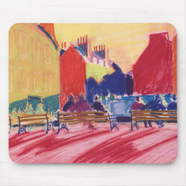Abbey Churchyard Bath Mouse Pad (Front)