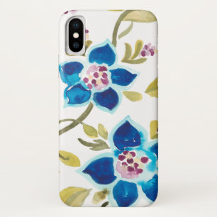 Abbey Floral Tiles - Blue Blooms Case-Mate iPhone Case
