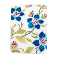 Abbey Floral Tiles - Blue Blooms