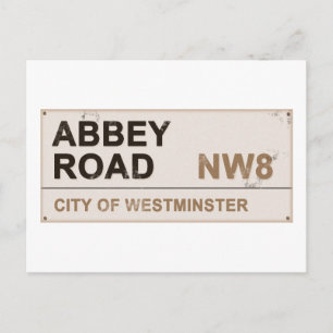 Abbey Road London England - vintage Postcard