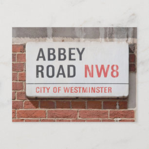 Abbey Road London Postcard