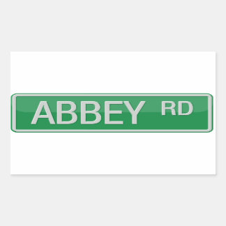 Abbey Road Street Sign Sticker