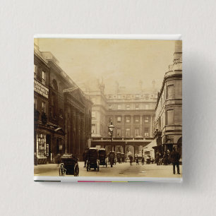 Abbey Square and Pump Rooms, Bath, c.1880 (b/w pho 2 Inch Square Button