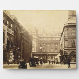 Abbey Square and Pump Rooms, Bath, c.1880 (b/w pho Plaque