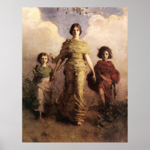 Abbott Handerson Thayer The Virgin Poster