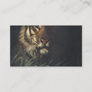 Abbott Handerson Thayer Tigers Head Business Card