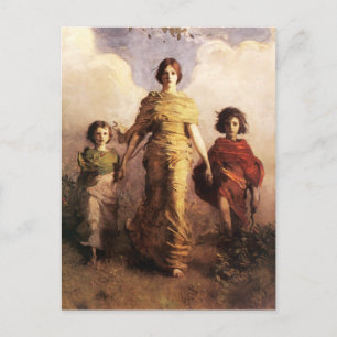 Abbott Handerson Thayer Une Carte Postale Vierge