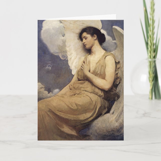 Abbott Handerson Thayer Winged Figure Card (Front)