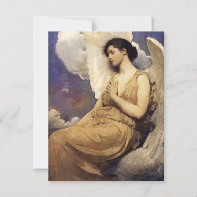 Abbott Handerson Thayer Winged Figure Invitations (Front)