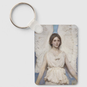 Abbott Thayer Angel Vintage Victorian Fine Art Keychain