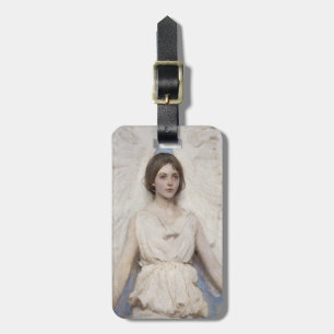 Abbott Thayer Angel Vintage Victorian Fine Art Luggage Tag