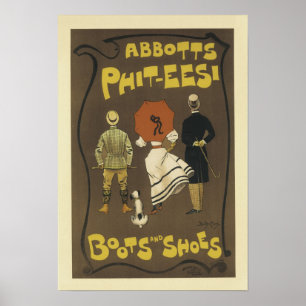 Abbotts Phit-eesi Boots and Shoes Poster