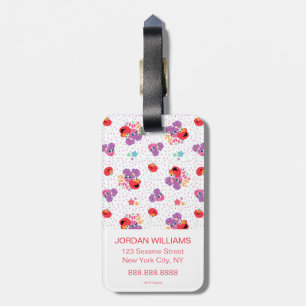 Abby And Elmo 2 Cute Pattern Luggage Tag